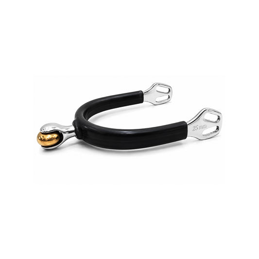 VIP Rubber Spurs, Soft Rowel Brass