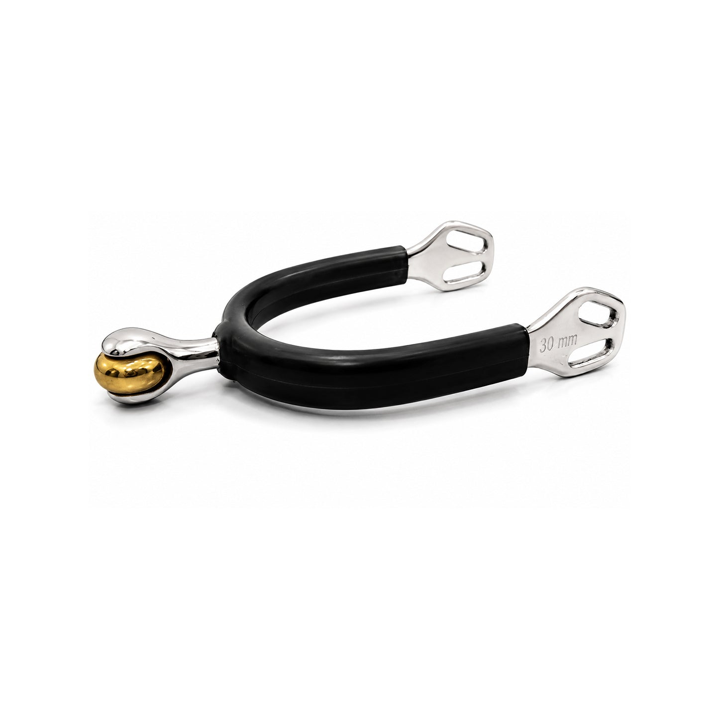 VIP Rubber Spurs, Soft Rowel Brass