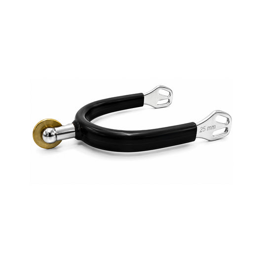 VIP Rubber Spurs, Vertical Rowel Brass