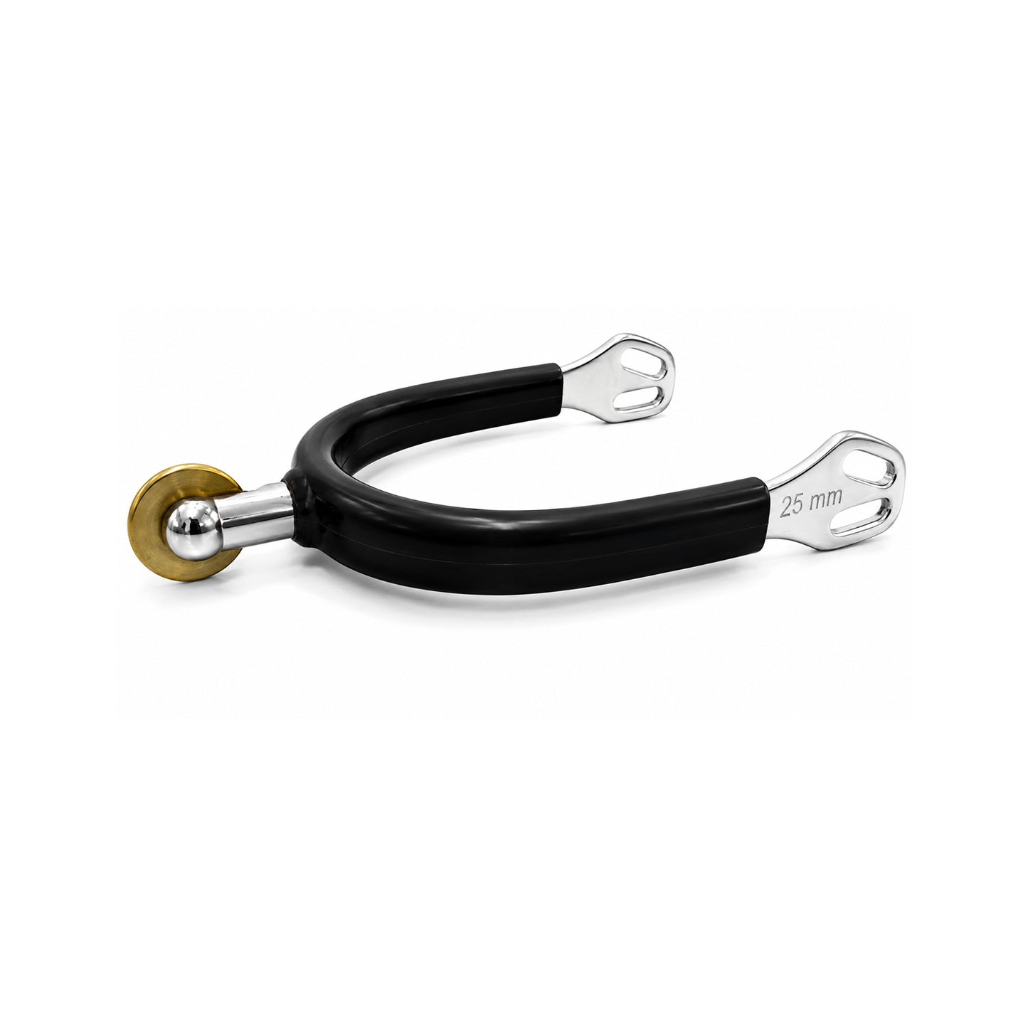 VIP Rubber Spurs, Vertical Rowel Brass