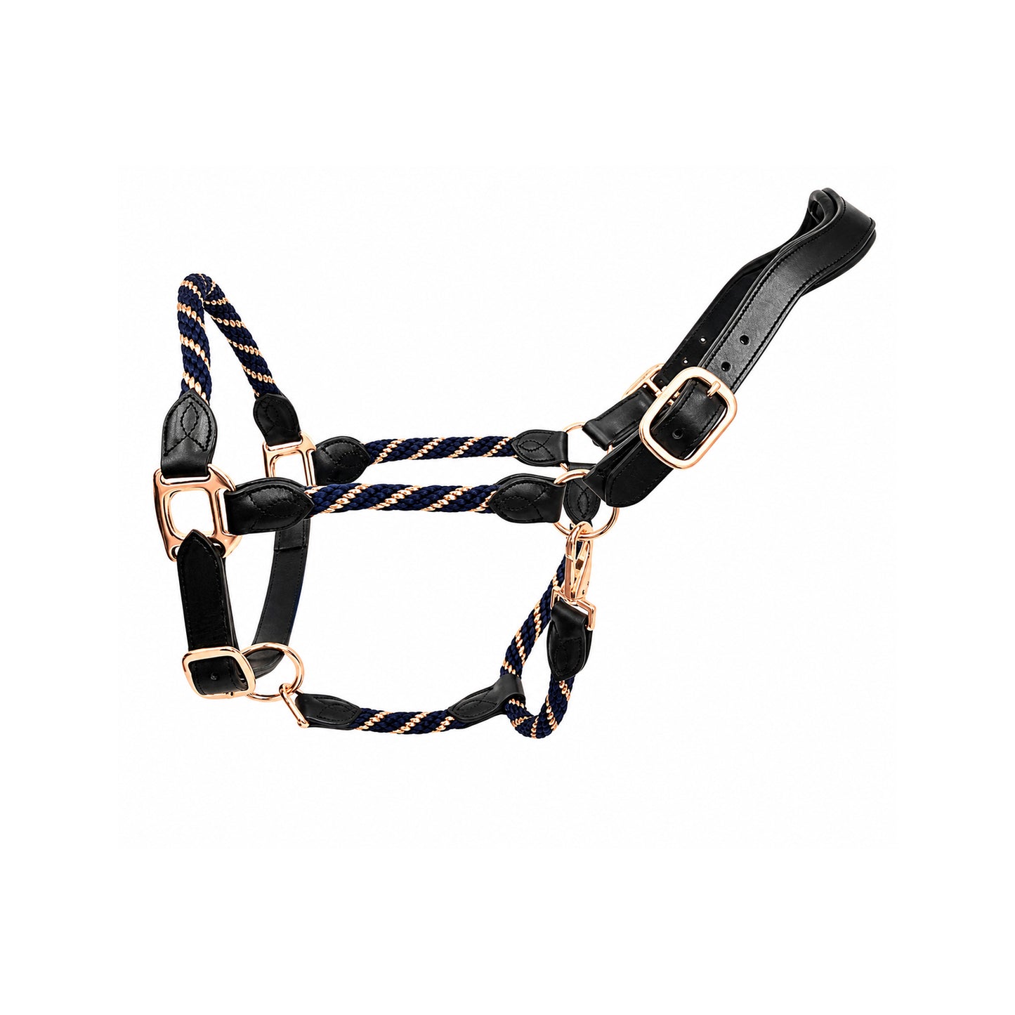 Leather and Rope Halter